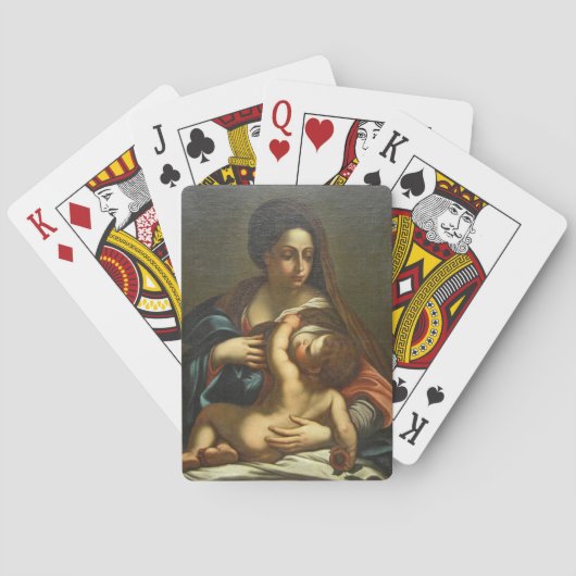 BORST VAN MARIA SPEELKAARTEN (Achterkant)
