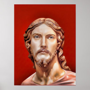 BORSTBEELD VAN CHRISTUS DE REDDERS door MICHELANGE Poster