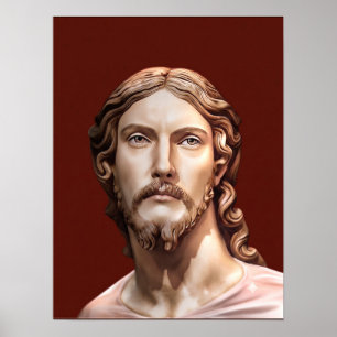 BORSTBEELD VAN CHRISTUS DE REDDERS door MICHELANGE Poster