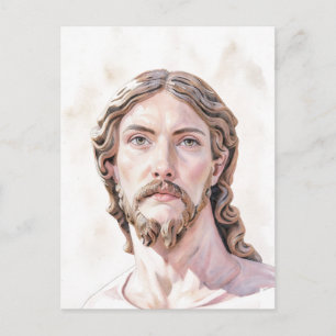 Borstbeeld van Christus de Verlosser door MICHELAN Briefkaart