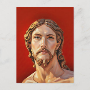 BORSTBEELD VAN CHRISTUS DE VERLOSSER door MICHELAN Briefkaart