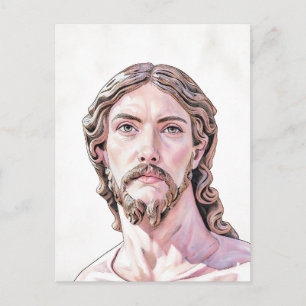 BORSTBEELD VAN CHRISTUS DE VERLOSSER door MICHELAN Briefkaart
