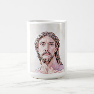 BORSTBEELD VAN CHRISTUS DE VERLOSSER door MICHELAN Koffiemok
