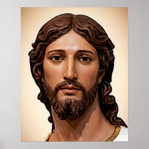 BORSTBEELD VAN CHRISTUS DE VERLOSSER door MICHELAN Poster