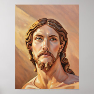 BORSTBEELD VAN CHRISTUS DE VERLOSSER door MICHELAN Poster