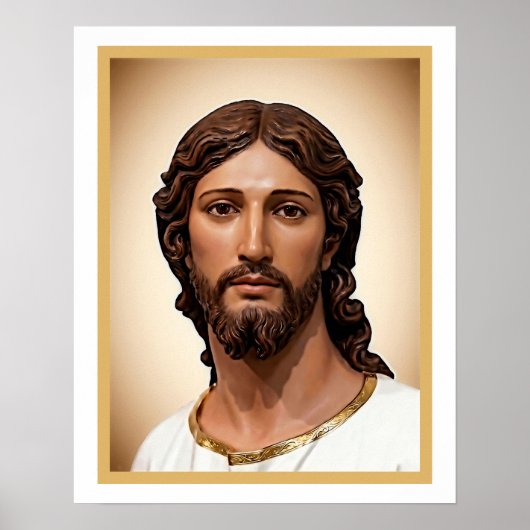 BORSTBEELD VAN CHRISTUS DE VERLOSSER door MICHELAN Poster (Voorkant)