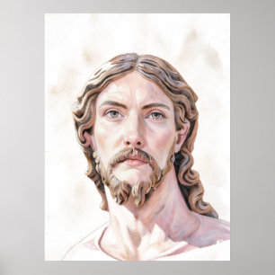 BORSTBEELD VAN CHRISTUS DE VERLOSSER door MICHELAN Poster