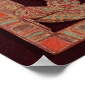 Borstbord met de afbeelding van Osiris, god van Poster (Hoek)