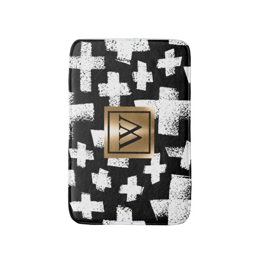 Borstel Abstract Patroon Badmat (Voorkant Verticaal)