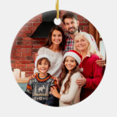 Borstel Script Eerste Kerstmis Nieuwe Home Truck F Keramisch Ornament (Achterkant)