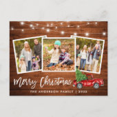 Borstel Script Houten Lichten Vrachtwagen 3 Foto K Briefkaart (Voorkant)