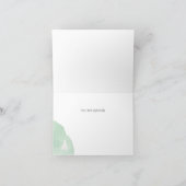 Borstelkalligrafie & Waterverf Dank u kaart (Binnen)