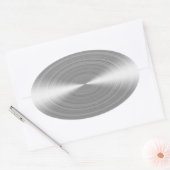 borsteloos ovale sticker (Envelop)