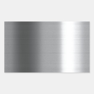 borsteloos rechthoekige sticker