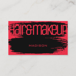 Borstelslag Heldere Roze Glamoureuze Luxe Schoonhe Visitekaartje