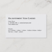 Borsteltextuur (guave) visitekaartje (Achterkant)