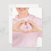 Borstkanker 2 briefkaart (Voorkant / Achterkant)