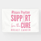 borstkanker aangepaste ondersteuning genezing Bann Spandoek (Horizontaal)