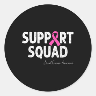 Borstkanker Aankomst ondersteuningsplein borstkank Ronde Sticker