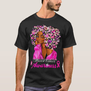 Borstkanker Awareness African American Women Mel T-shirt