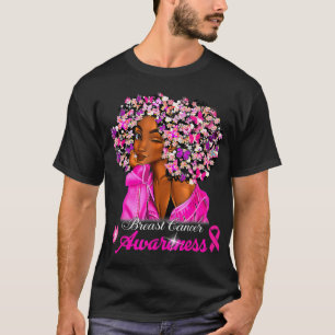 Borstkanker Awareness African American Women Mel T-shirt