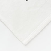 Borstkanker Awareness Angel Wing Flower Cross Pi Fleece Deken (Hoek)