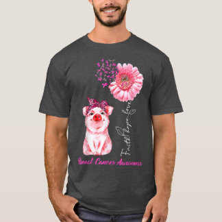 Borstkanker Awareness Costume Daisy Ribbon Gifts T-shirt