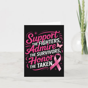 Borstkanker Awareness Fighters Overlevenden Eer T Kaart