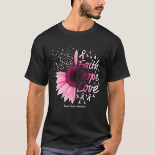 Borstkanker Awareness geeft Christelijke Faith Hop T-shirt