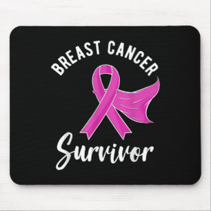 Borstkanker Awareness Giften Women Survivor Pink Muismat