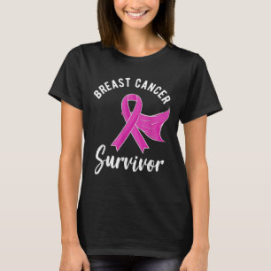 Borstkanker Awareness Giften Women Survivor Pink T-shirt