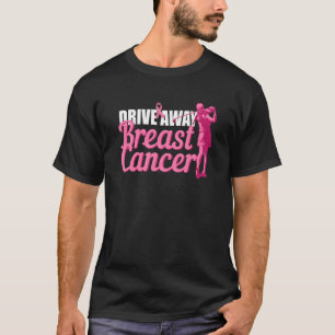 Borstkanker Awareness Golf Pink Ribbon Survivor T-shirt