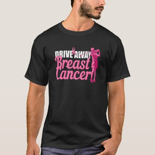 Borstkanker Awareness Golf Pink Ribbon Survivor T-shirt (Voorkant)