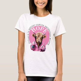 Borstkanker Awareness HOPE T-shirt