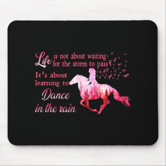 Borstkanker Awareness Horse Ribbon Pink Gifts Wo Muismat
