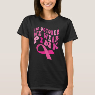 Borstkanker Awareness Lint 2022 In Oktober dragen T-shirt