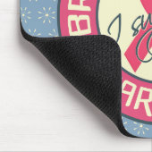 Borstkanker Awareness mousepad Muismat (Hoek)