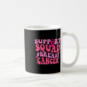 Borstkanker Awareness Pink Support Squad Borst Koffiemok