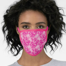 Borstkanker Awareness Ribbon Face Mask