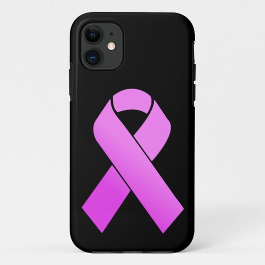 Borstkanker Awareness Ribbon on Silhouette Case-Mate iPhone Case (Achterkant)