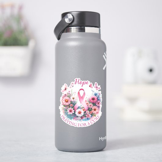 Borstkanker Awareness Ribbon Sticker (HydroFlask)