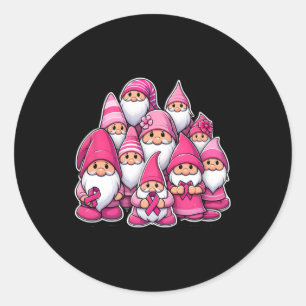 Borstkanker Awareness Ribbon Vrouwen Meisjes Ronde Sticker