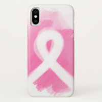 Borstkanker Awareness Ribbon Waterverf
