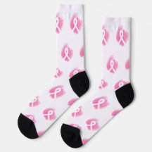 Borstkanker Awareness Ribbon Waterverf