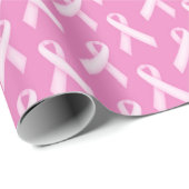 Borstkanker Awareness Ribbons Cadeaupapier (Rol Hoek)
