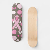 Borstkanker Awareness Skateboard (Voorkant)