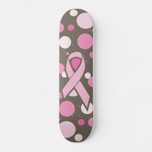 Borstkanker Awareness Skateboard (Voorkant)