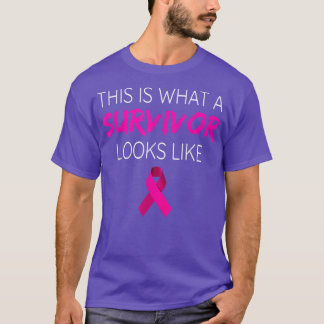 Borstkanker Awareness SurvivorPink Ribbon Gifts T-shirt