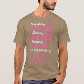 Borstkanker Awareness T Pink Ribbon Awareness T-shirt