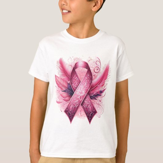Borstkanker awareness veren t-shirt (Voorkant)